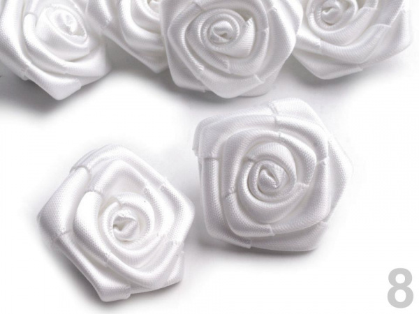 Saténová růžička Ø30 mm