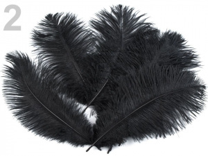 Pštrosí peří délka cca 20 cm