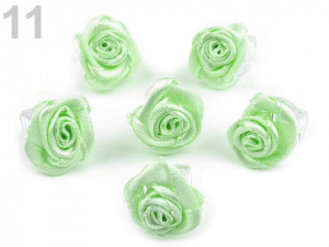 Skřipec do vlasů 10x13-15 mm s růžičkou ELIS