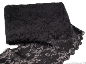 Elastická krajka / vsadka / běhoun šíře 15 cm