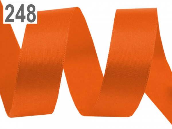 Atlasová stuha oboulící šíře 24 mm