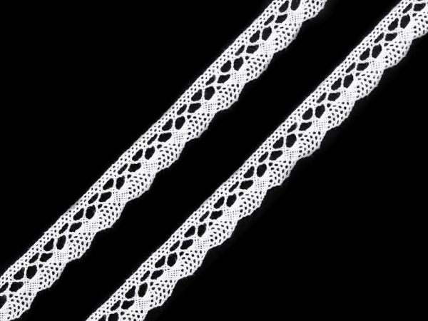 Bavlněná krajka paličkovaná šíře 10 mm