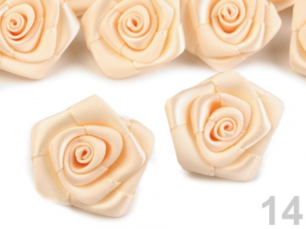 Saténová růžička Ø30 mm