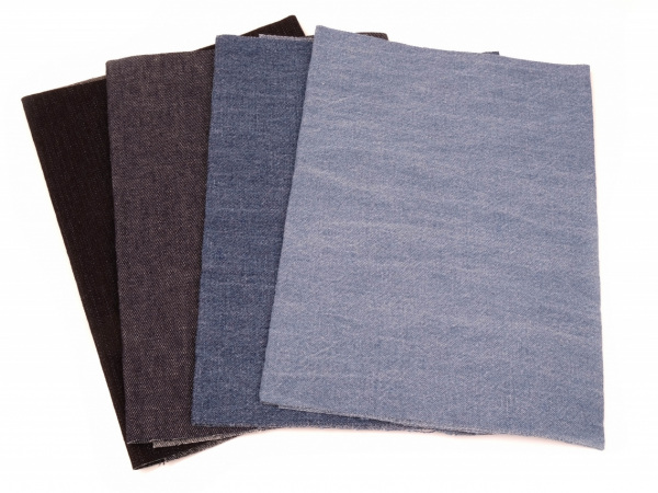 Záplata nažehlovací JEANS 43 x 20cm černé