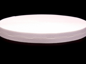 Pruženka dírková šíře 18mm (český výrobce) - Bílá