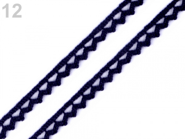 Bavlněná krajka paličkovaná šíře 9 mm