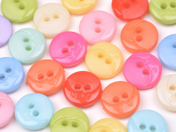 Knoflík dětský MIX barev vel. 22 (průměr 14mm)