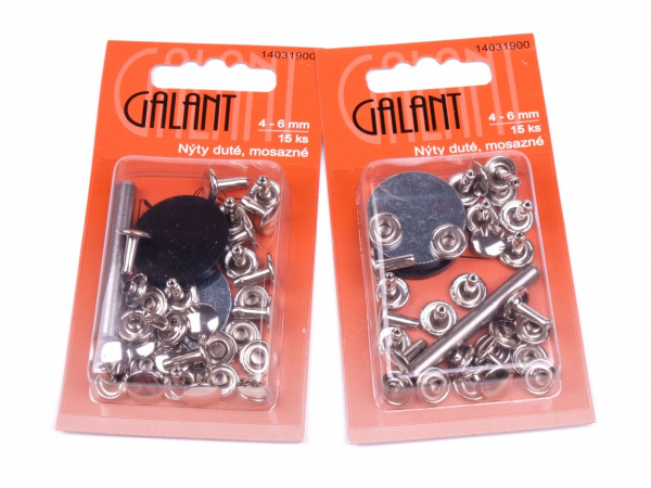 Nýty duté galant Český výrobek