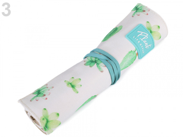 Rolovací pouzdro Languo sukulenty, kaktusy 20x28,5 cm