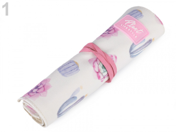 Rolovací pouzdro Languo sukulenty, kaktusy 20x28,5 cm