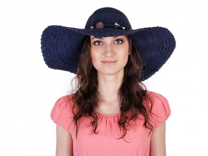 Dámský klobouk / slamák k dozdobení