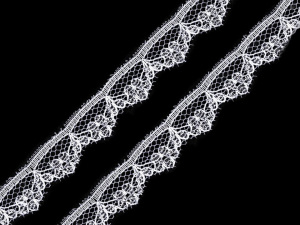 Silonová krajka s lurexem šíře 16 mm