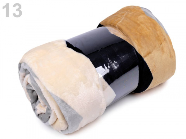 Velká deka / přehoz fleece 200x230 cm