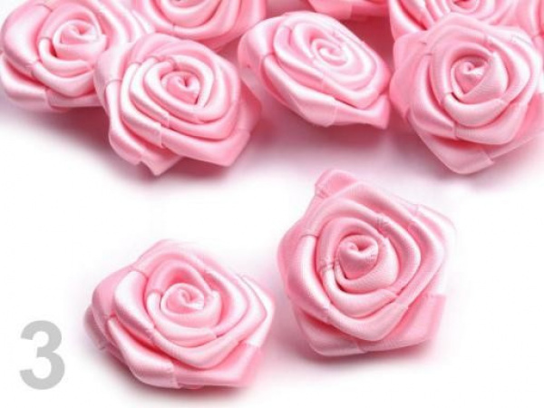 Saténová růžička Ø30 mm