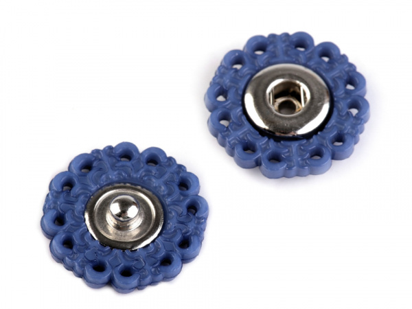 Designové patentky / druky Ø19 mm květ