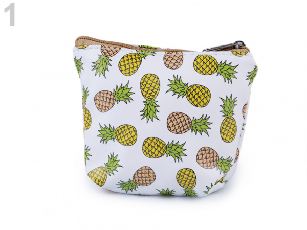 Peněženka / pouzdro kaktus, ananas 8,5x10,5 cm
