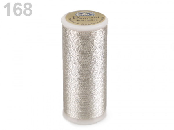Metalická nit DMC Diamant k vyšívání 35 m