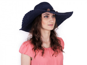 Dámský klobouk / slamák k dozdobení