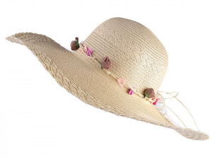 Dámský klobouk / slamák k dozdobení