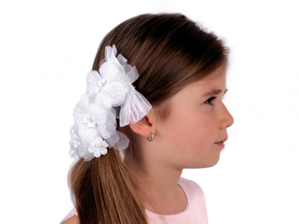 Brož / svatební ozdoba do vlasů květy