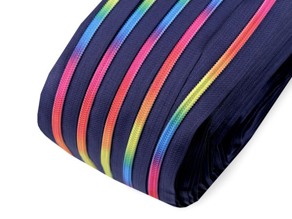 Duhový zip spirálový No 5 metráž