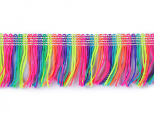 Třásně šíře 50 mm neon