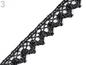 Krajka metalická šíře 15 mm