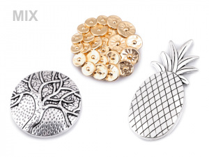 Velká magnetická brož strom života, ananas