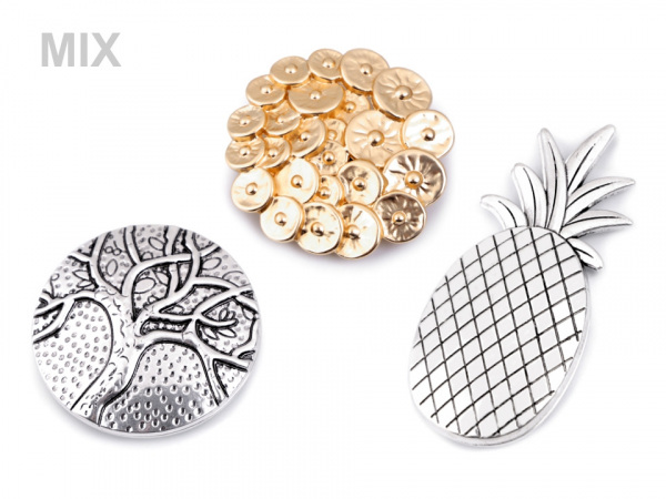 Velká magnetická brož strom života, ananas