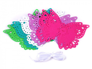 Papírová girlanda motýl