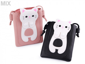 Dívčí kabelka kočka 14x18 cm