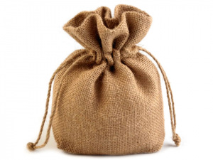 Jutový pytlík 15x17 cm měšec