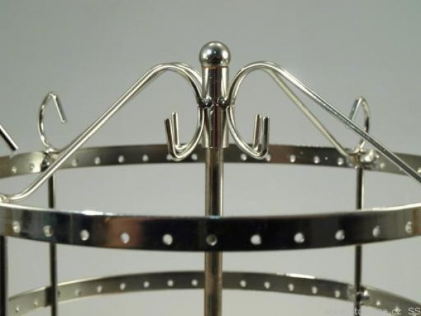 Otočný stojan na náušnice Ø20 cm výška 32 cm 2. jakost