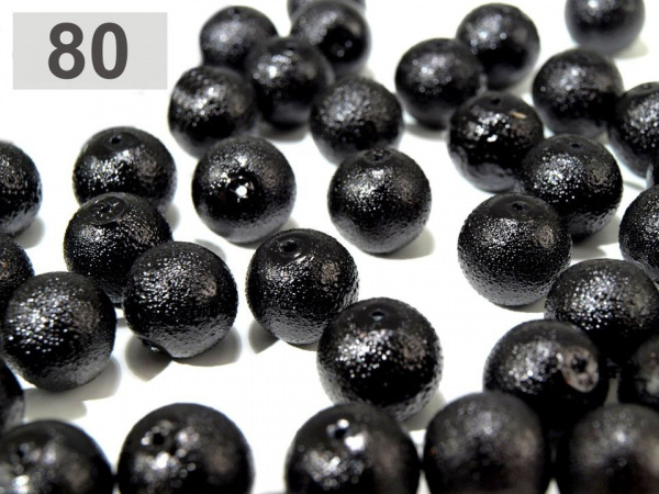 Skleněné voskové perly vroubkované Ø12 mm