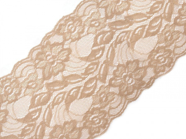 Elastická krajka / vsadka / běhoun šíře 15 cm