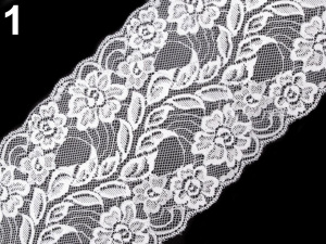 Elastická krajka / vsadka / běhoun šíře 15 cm