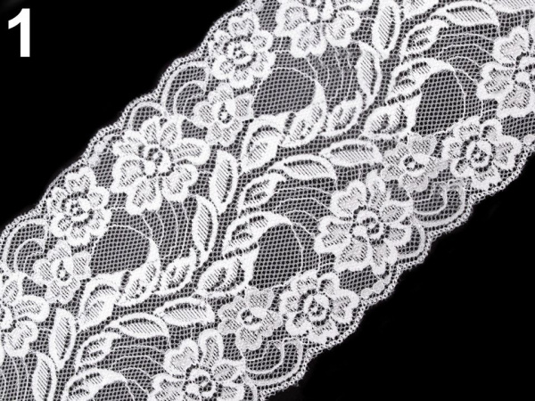 Elastická krajka / vsadka / běhoun šíře 15 cm