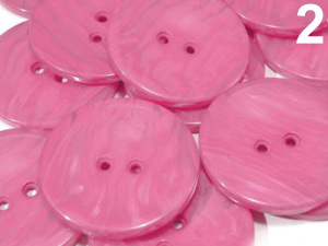 Knoflík perleťový velikost 60"