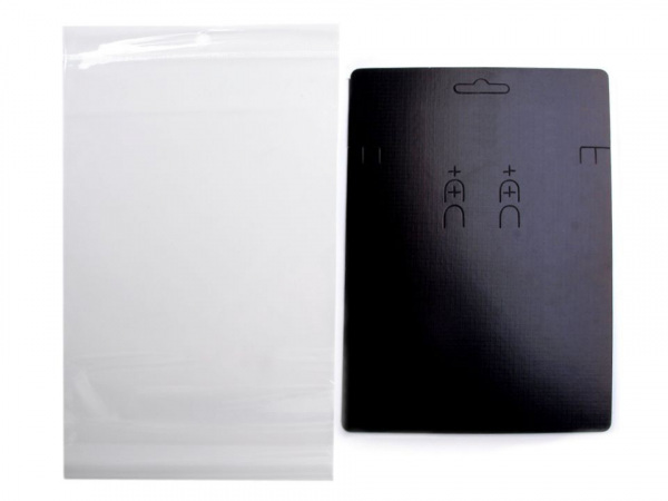 Karta na bižuterii s visačkou a sáčkem 150x200 mm