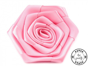 Saténová růže Ø70 mm