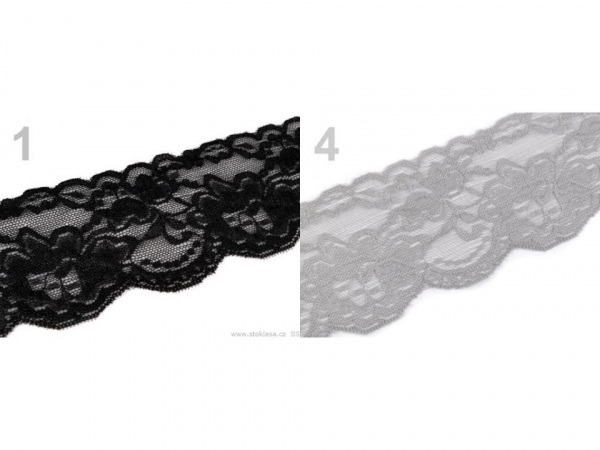 Elastická krajka šíře 80 mm