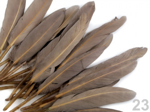 Kachní peří délka  9-14 cm