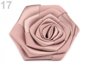 Saténová růže Ø70 mm