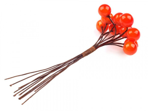 Umělá jeřabina k aranžování Ø10 mm