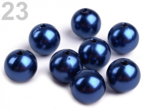 Plastové voskové korálky / perly Glance Ø13-14 mm