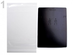 Karta na bižuterii s visačkou a sáčkem 150x200 mm