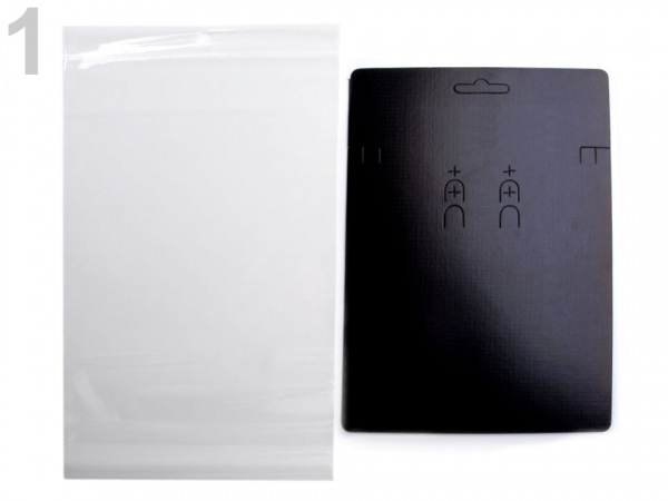 Karta na bižuterii s visačkou a sáčkem 150x200 mm