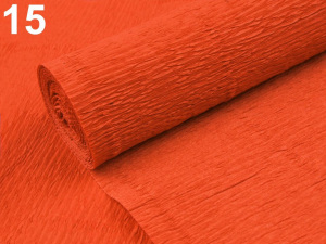 Krepový papír 0,5x2,5 m velká gramáž