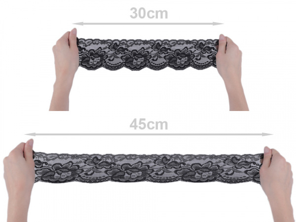 Elastická krajka šíře 80 mm