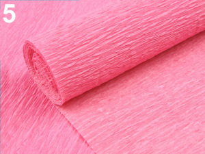 Krepový papír 0,5x2,5 m velká gramáž